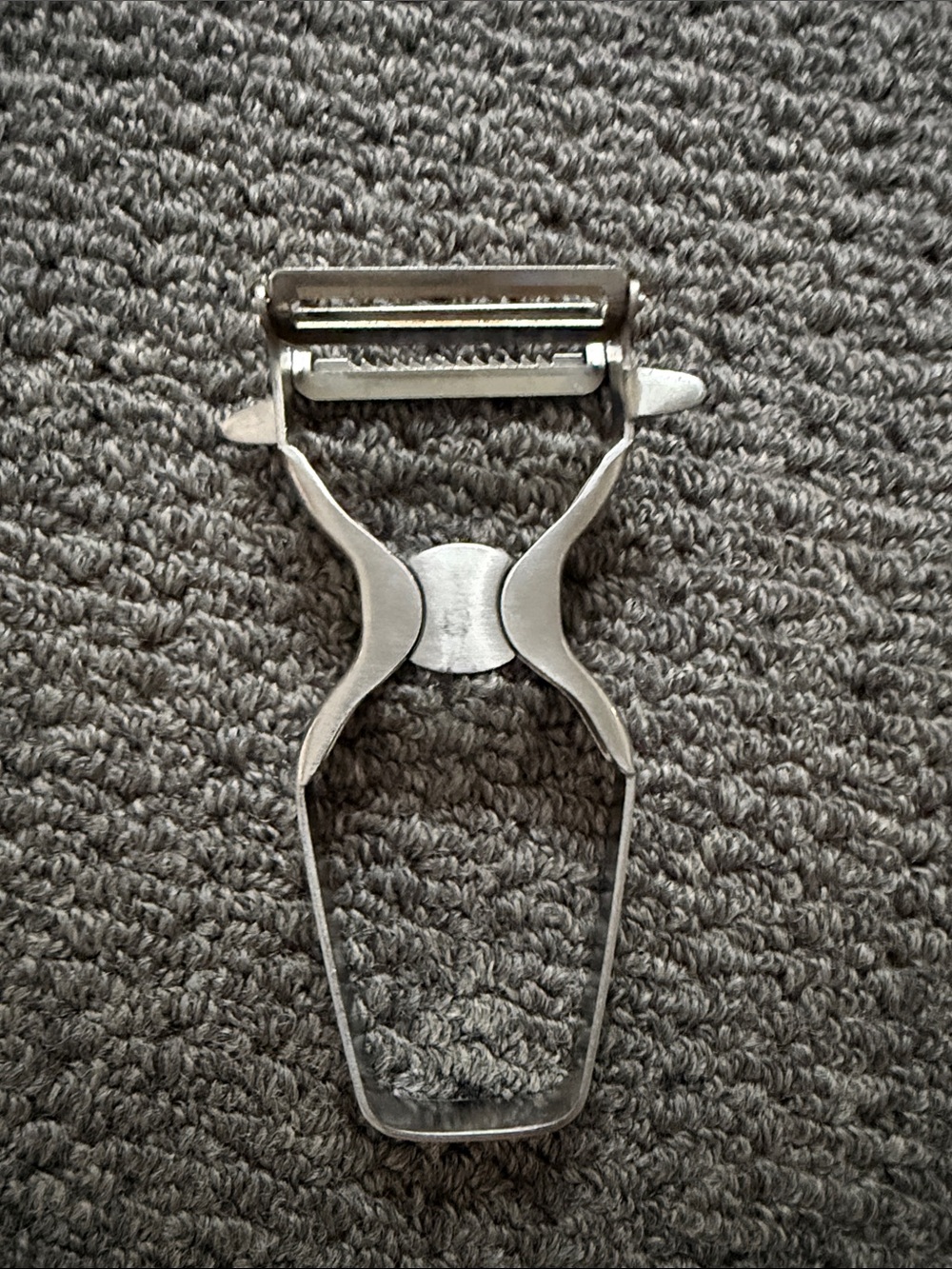 Flat and Serrated Vegetable potato Peeler Stainless Steel two side